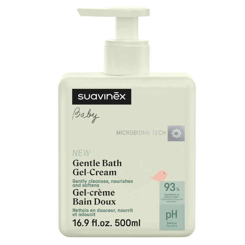 Gel crème bain doux 500ml - suavinex
