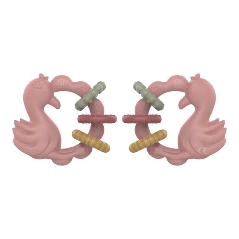 Jouet de dentition Flamant Ros Rose - little dutch