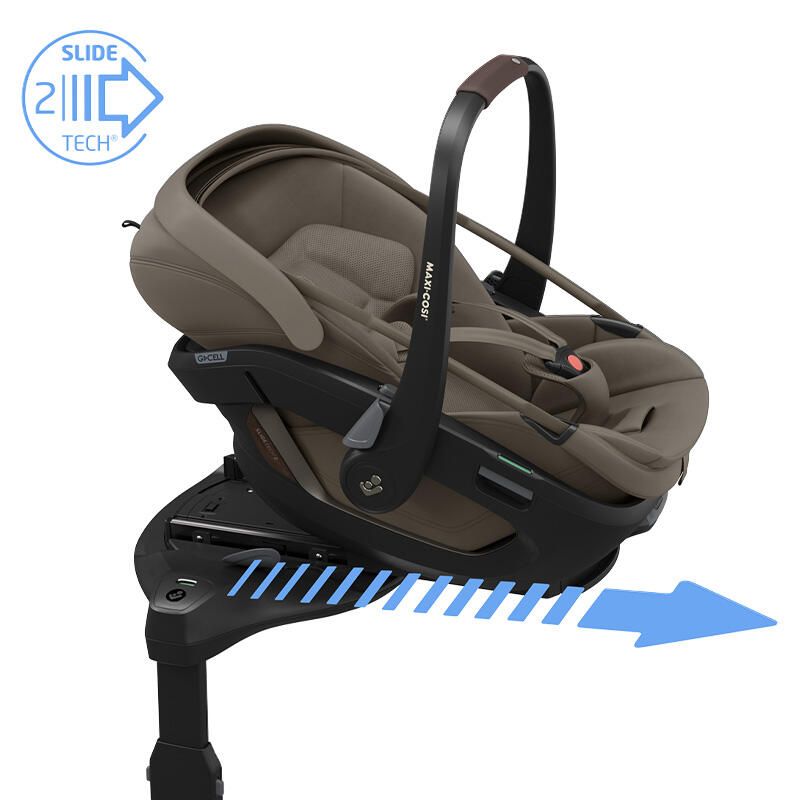 Siège auto 40-87cm Coral Slide Pro Oak Truffle - maxi cosi