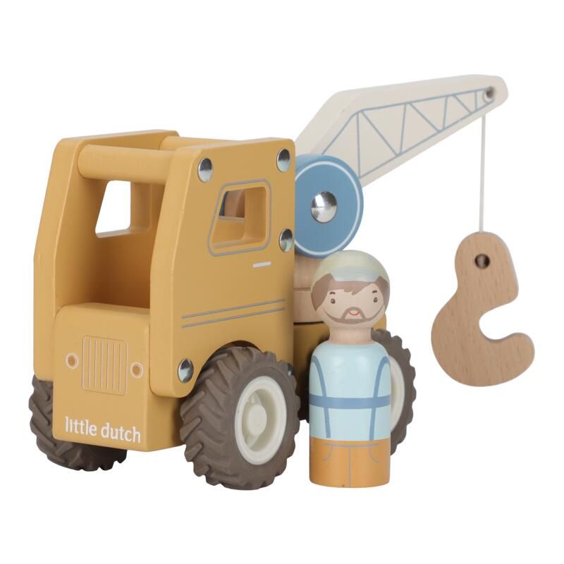 Camion grue en Bois - little dutch