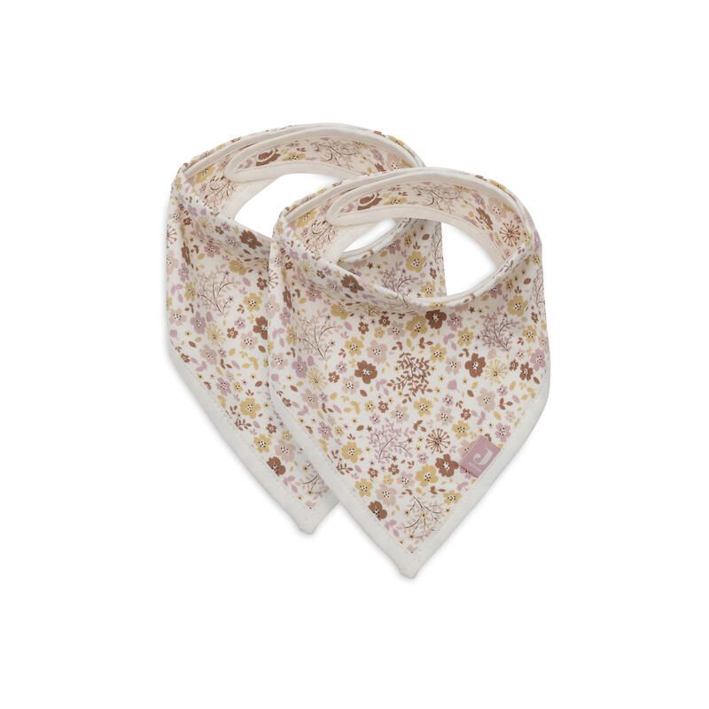 Lot de 2 Bavoirs Bandana Flower Fairies - jollein