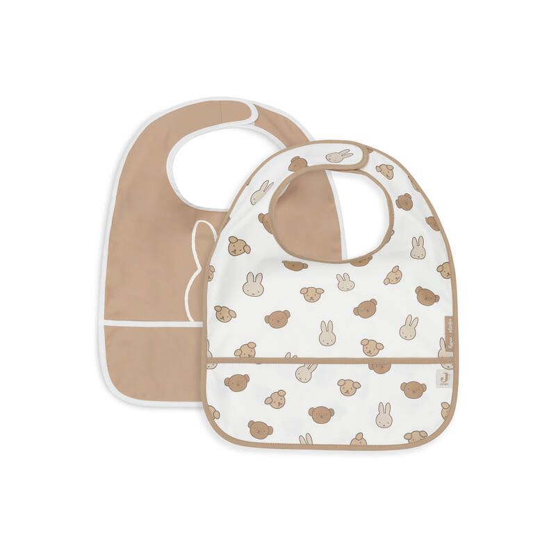 Lot de 2 bavoirs Imperméables Miffy - jollein