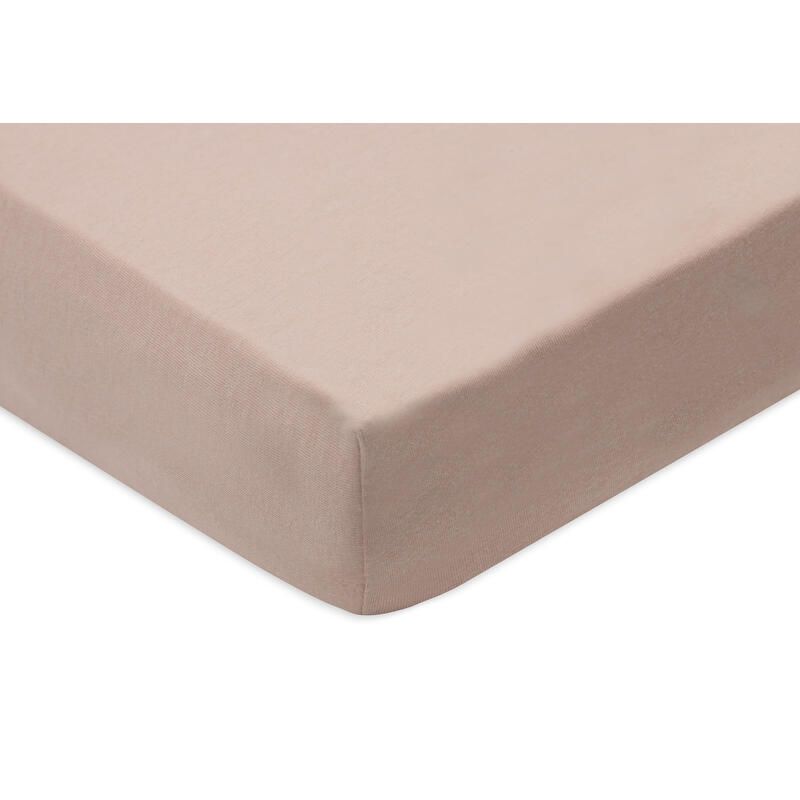 Lot de 2 Drap-housses Jersey 70x140cm Wild Rose et Ivory - jollein