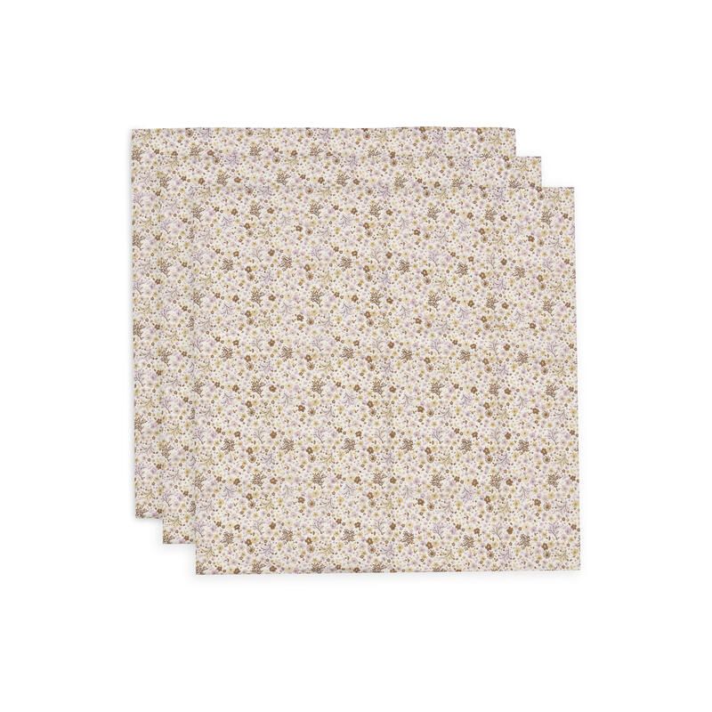 Lot de 3 langes gaze de coton Small Flower Fairies 70x70cm - jollein