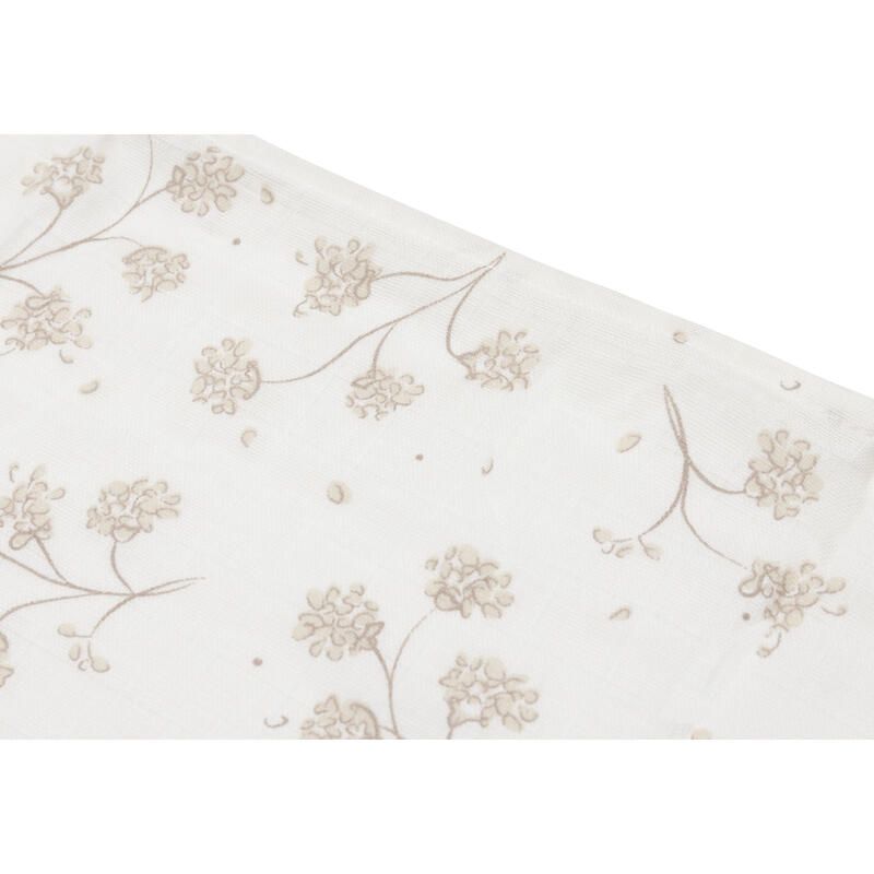 Lot de 3 Langes Gaze de coton Small Leafy Dreams 70x70cm - jollein