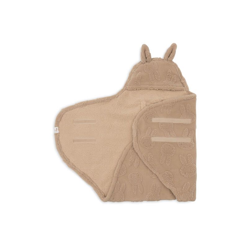 Couverture Portefeuille Miffy Jaquard Teddy Biscuit - jollein