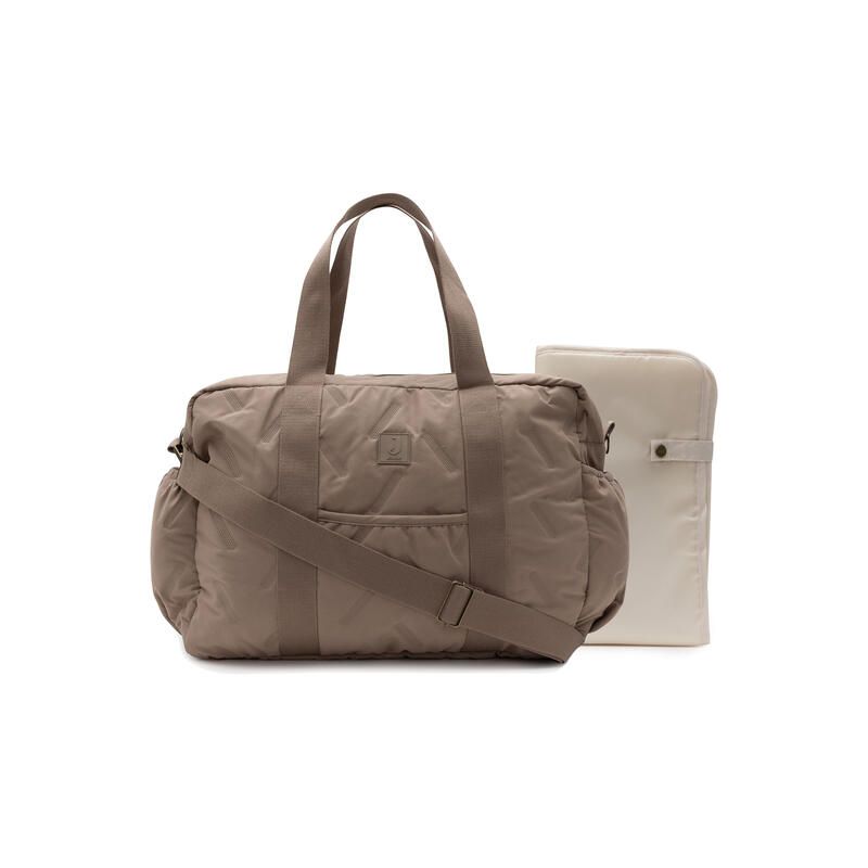 Sac à langer Lily Embossed Milky Coffee - jollein