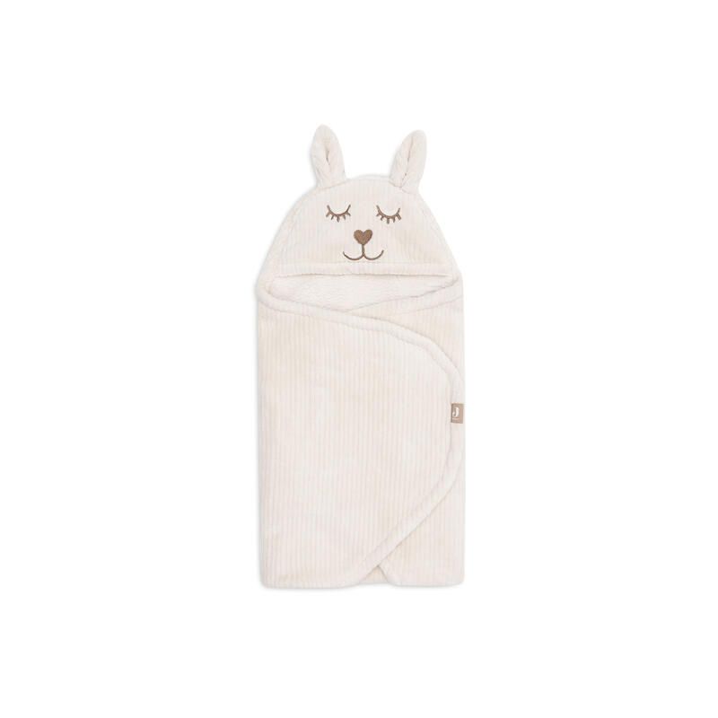 Couverture portefeuille Bunny Cloudy Rib Oatmeal - jollein