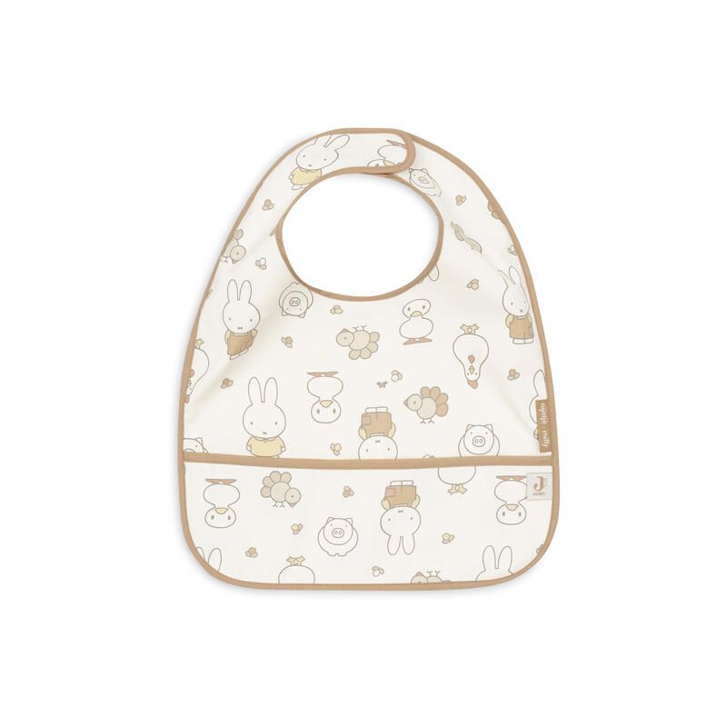 Lot de 2 Bavoirs imperméables Miffy Farm - jollein