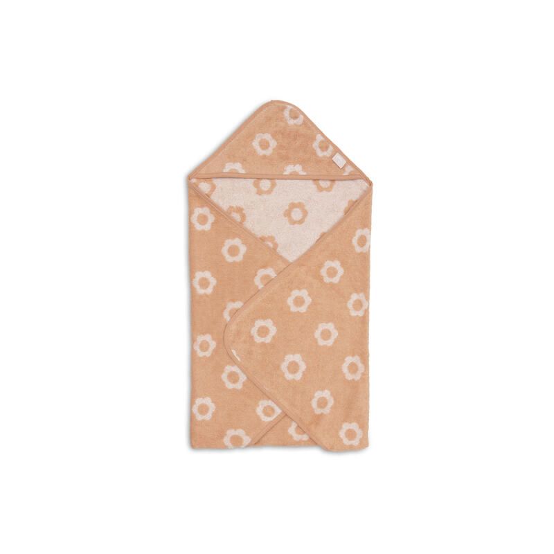 Cape de bain éponge Jacquard Flower - jollein
