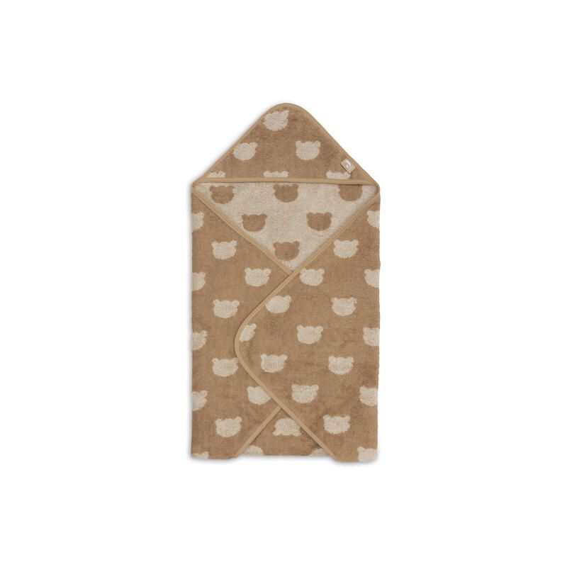 Cape de bain éponge Jacquard Teddy Bear - jollein