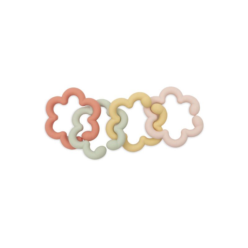 Jeu d'anneaux Silicone Flower - jollein