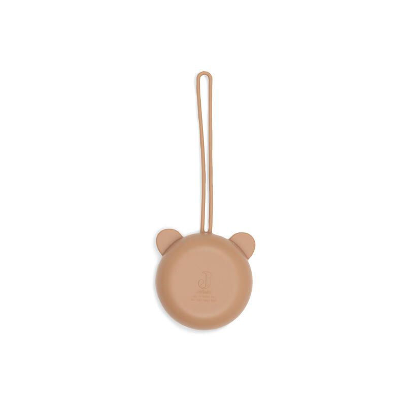 Étui à Sucette Silicone Basics Ø7cm Terra - jollein