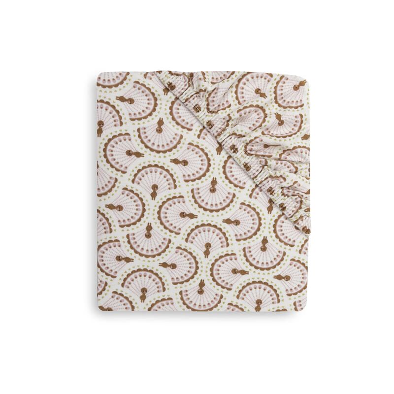 Drap-housse Jersey Soft Plumes 40-50 x 80-90cm Multicolore - jollein