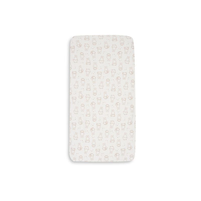 Drap-housse Jersey Miffy Moments 40-50 x 80-90cm Terra - jollein