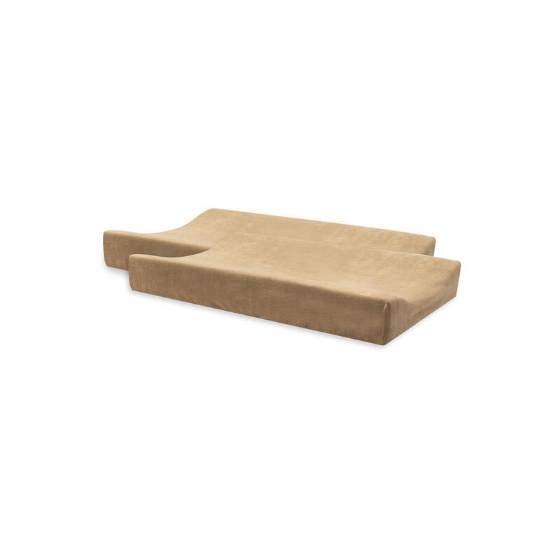 Lot de 2 housses de matelas à langer éponge Basics 50x70cm Hazel - jollein