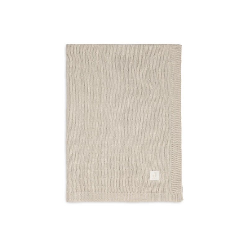 Couverture berceau Sprinkle Knit 75x100cm Sand - jollein