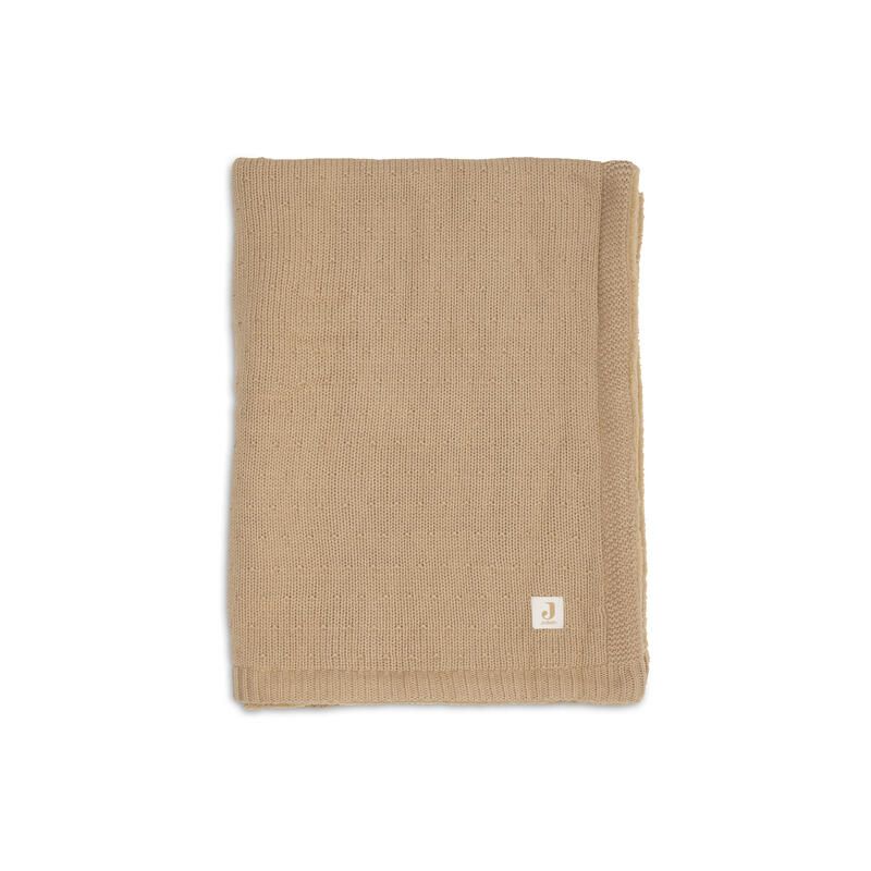 Couverture berceau Fluffy Sprinkle Knit 75x100cm Hazel - jollein