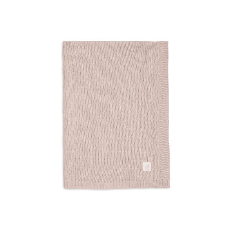Couverture berceau Sprinkle Knit 75x100cm Silk Rose - jollein