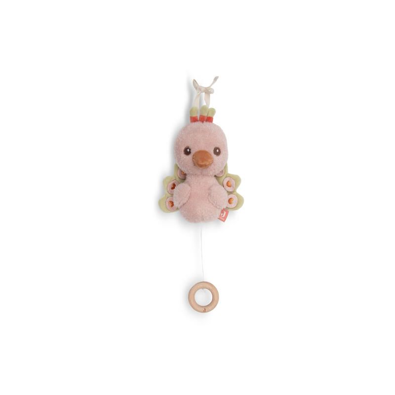Peluche musicale Peacock Pavie Soft Plumes Multicolore - jollein