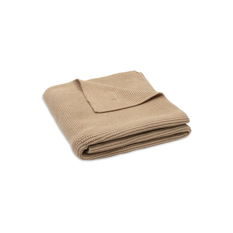 Couverture berceau Basic Knit Basics 75x100cm Hazel - jollein