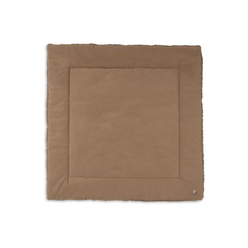 Tapis de parc Curle 100x100cm Dark Hazel - jollein