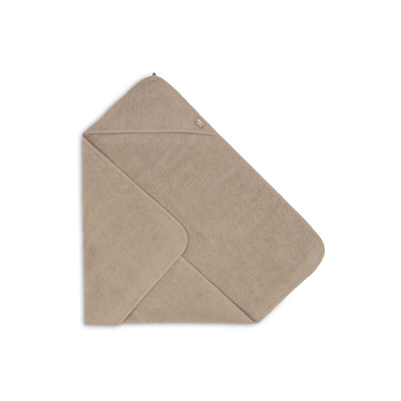 Cape de bain éponge Basics 75x75cm Milky Coffee - jollein