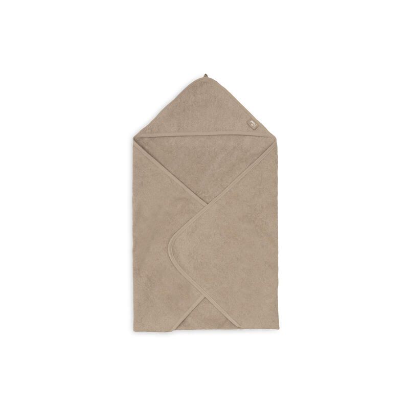 Cape de bain éponge Basics 75x75cm Milky Coffee - jollein