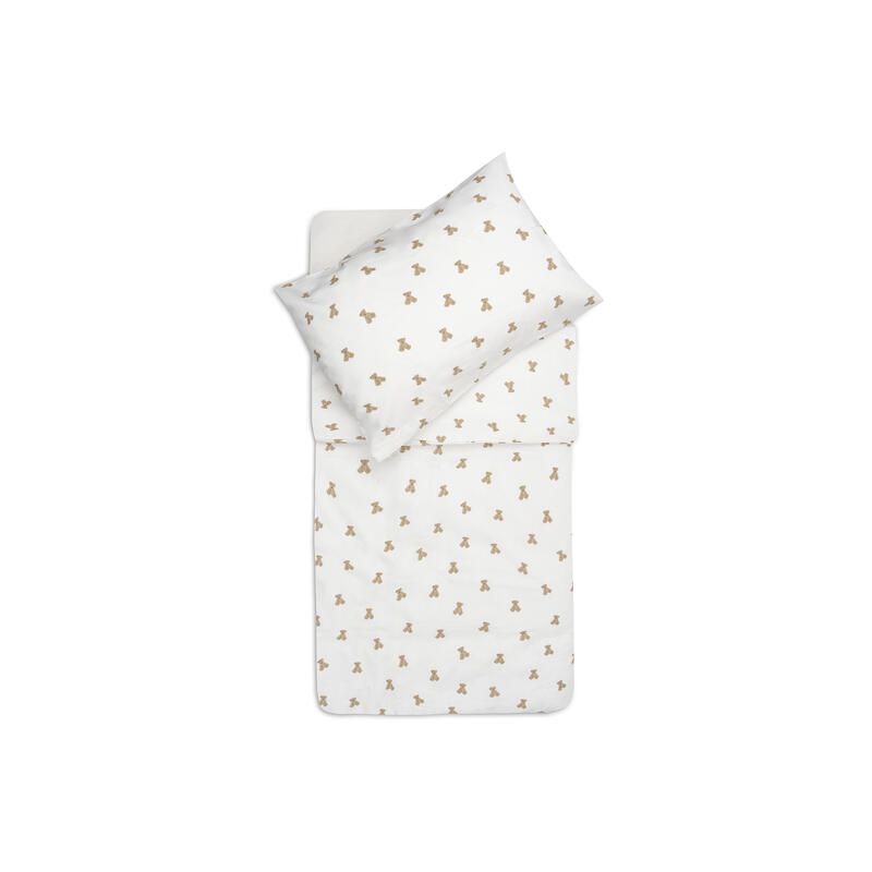 Housse de couette et taie mini Teddy Bear 100x140cm Multicolore - jollein