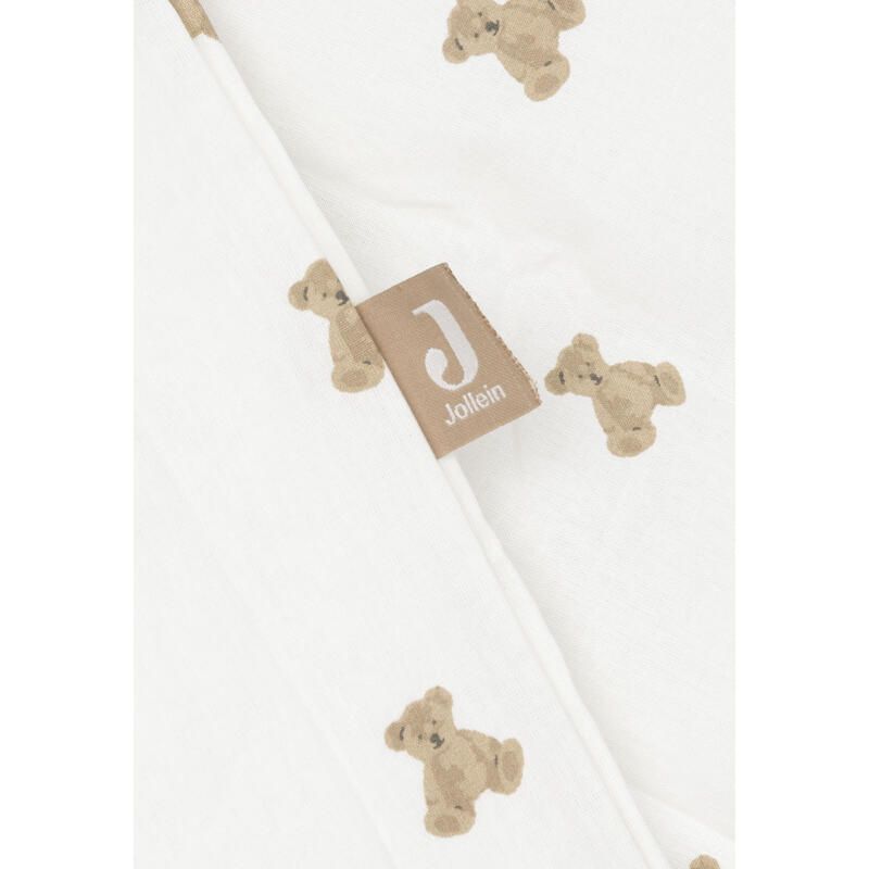 Housse de couette et taie mini Teddy Bear 100x140cm Multicolore - jollein