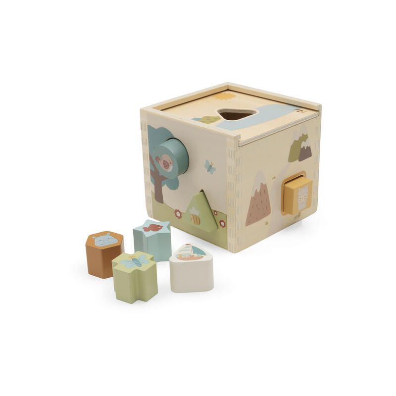 Boite à formes en bois Jollies Multicolore - jollein