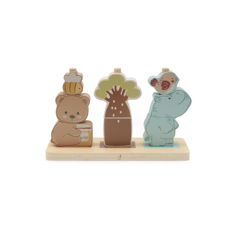 Empilable en bois Jollies Multicolore - jollein