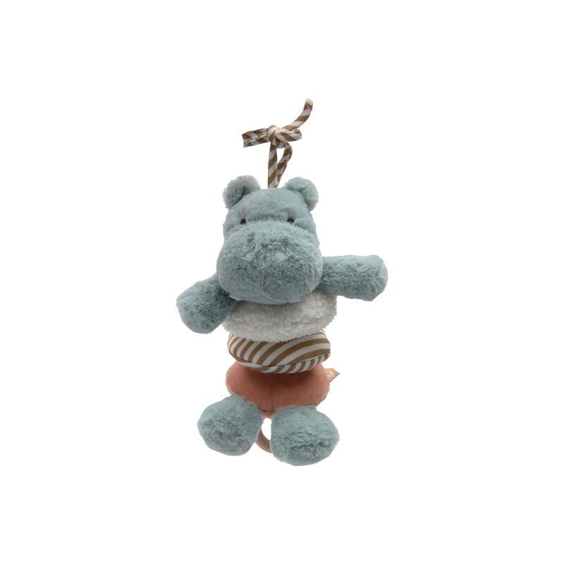 Peluche musicale Hippo Happy Jollies Multicolore - jollein