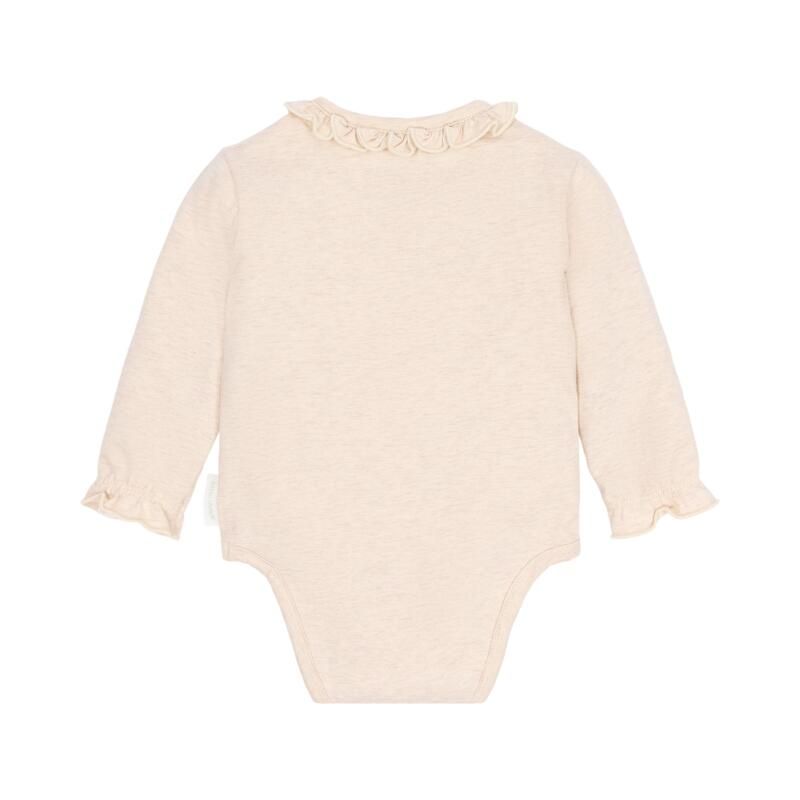 Body manches longues Vanilla Melee 2-4m Beige - little dutch