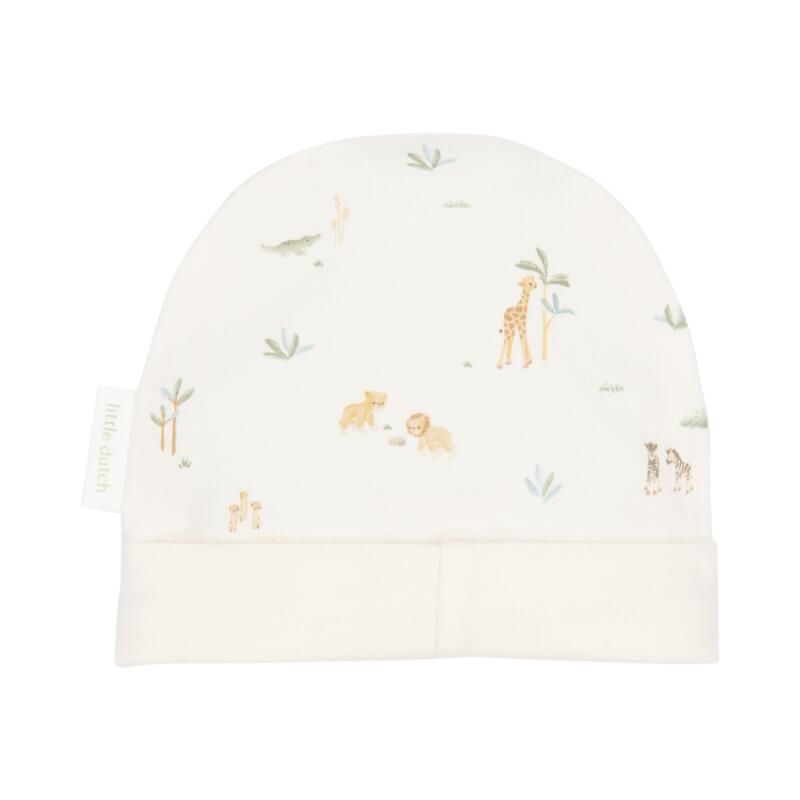 Bonnet Little Safari 0-3m Beige - little dutch