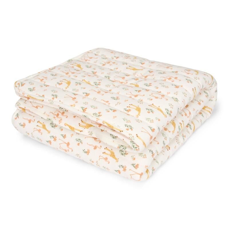 Couverture de lit 110x140cm Blooming Safari - little dutch