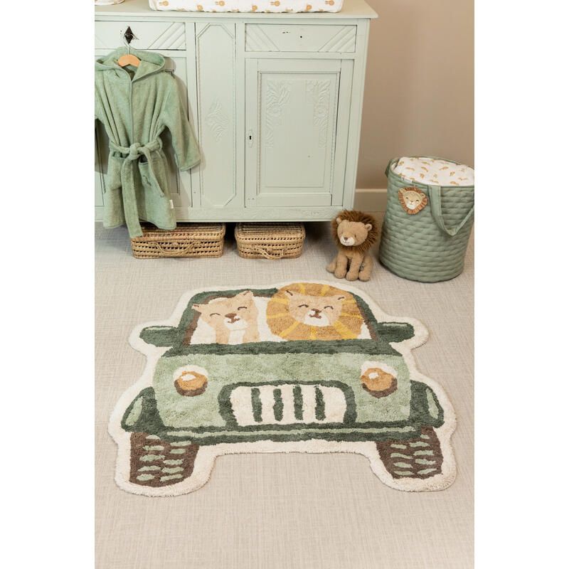Tapis de sol voiture safari 108x110cm - little dutch