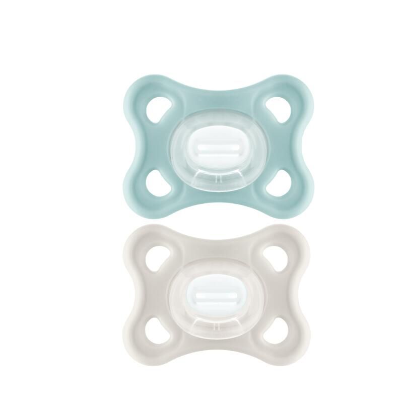 Lot de 2 Sucettes Comfort 2-6m Bleu - mam