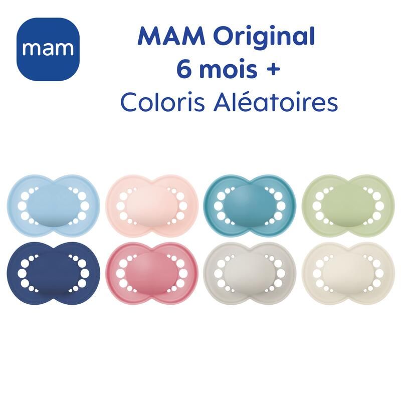Lot de 2 Sucettes Tendance Original 6m+ - mam