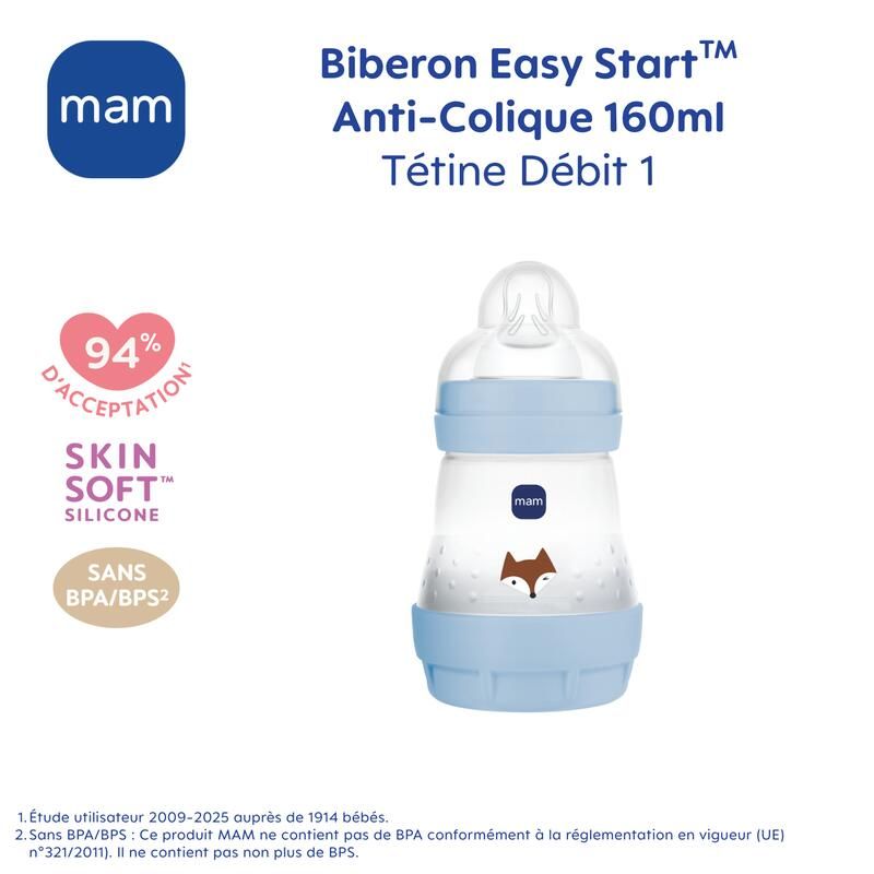 Biberon Anti-colique 160ml Ocean - mam