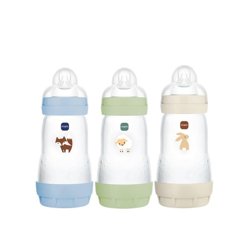 Lot de 3 Biberons Anti-colique 260ml Ocean Sable - mam
