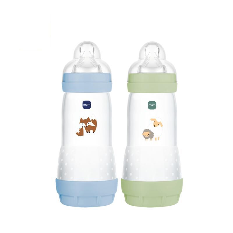 Lot de 2 Biberons Anti-colique 320ml Ocean Sable - mam
