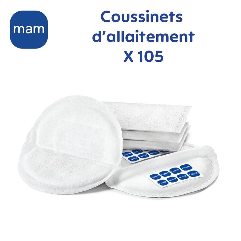 Lot de 105 Coussinets d'allaitement - mam