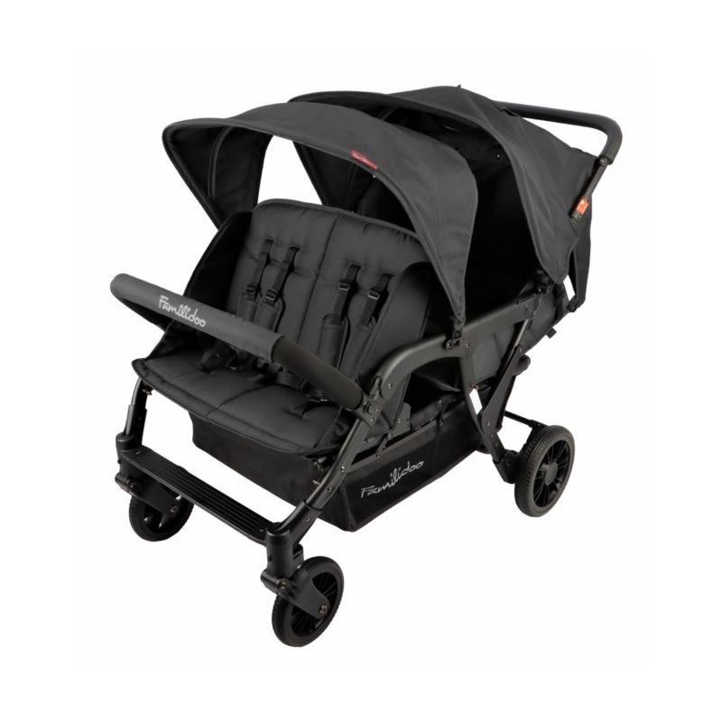 Poussette 4 places Familidoo Lidoo Lite Cosmic Black - familidoo
