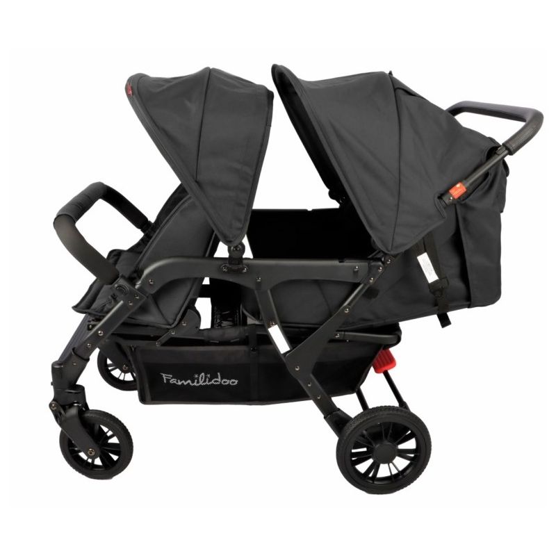 Poussette 4 places Familidoo Lidoo Lite Cosmic Black - familidoo