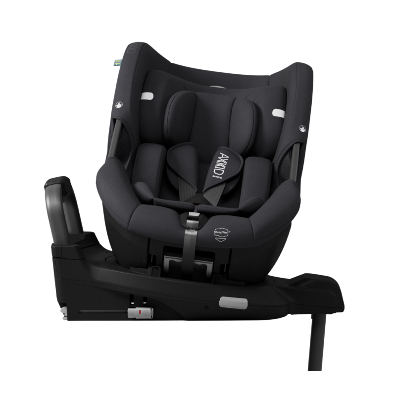 Siège auto 40-105cm Spinkid 2 Coastal Storm Black - axkid