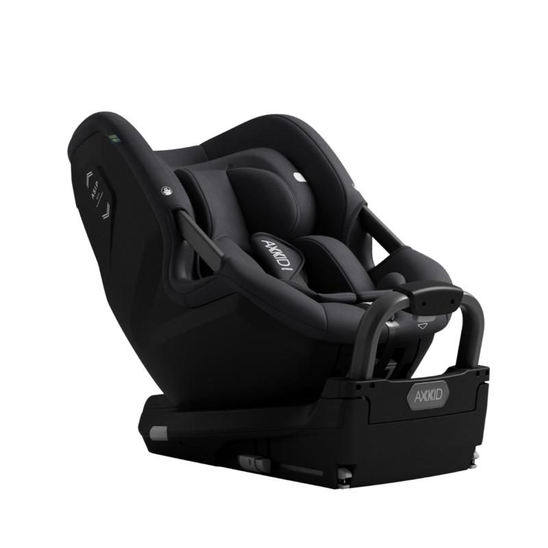 Siège auto 40-105cm Spinkid 2 Coastal Storm Black - axkid