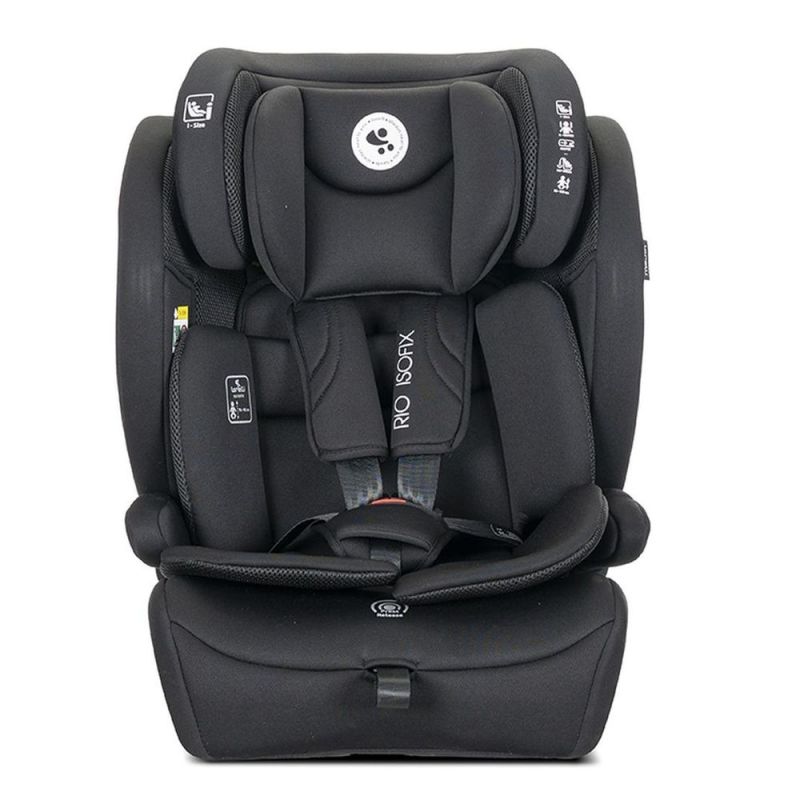 Siege-auto Rio Isofix 76-150cm Noir - lorelli