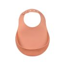 Bavoir Silicone Terracotta