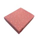 Drap-housse Jersey 70x140cm Feuillage Terracotta